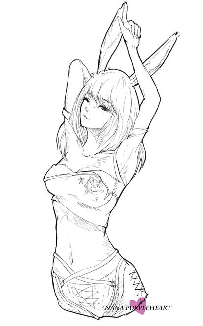 Viera girl (waist-up)